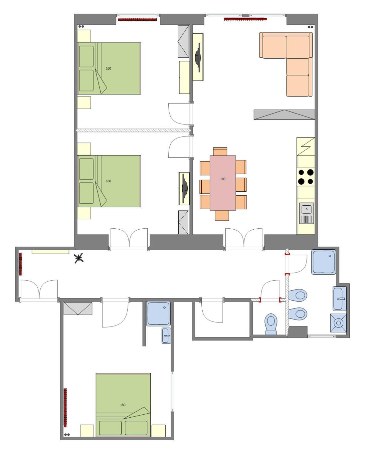 3bdr Main Square Spacious Designed Lejlighed Prag